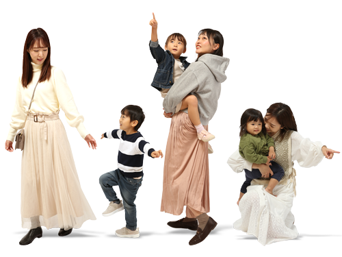 親子人物切り抜き