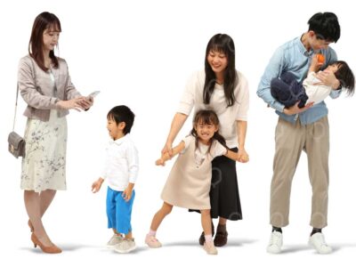 親子の人物切り抜き素材を100点追加｜sozaiya.com